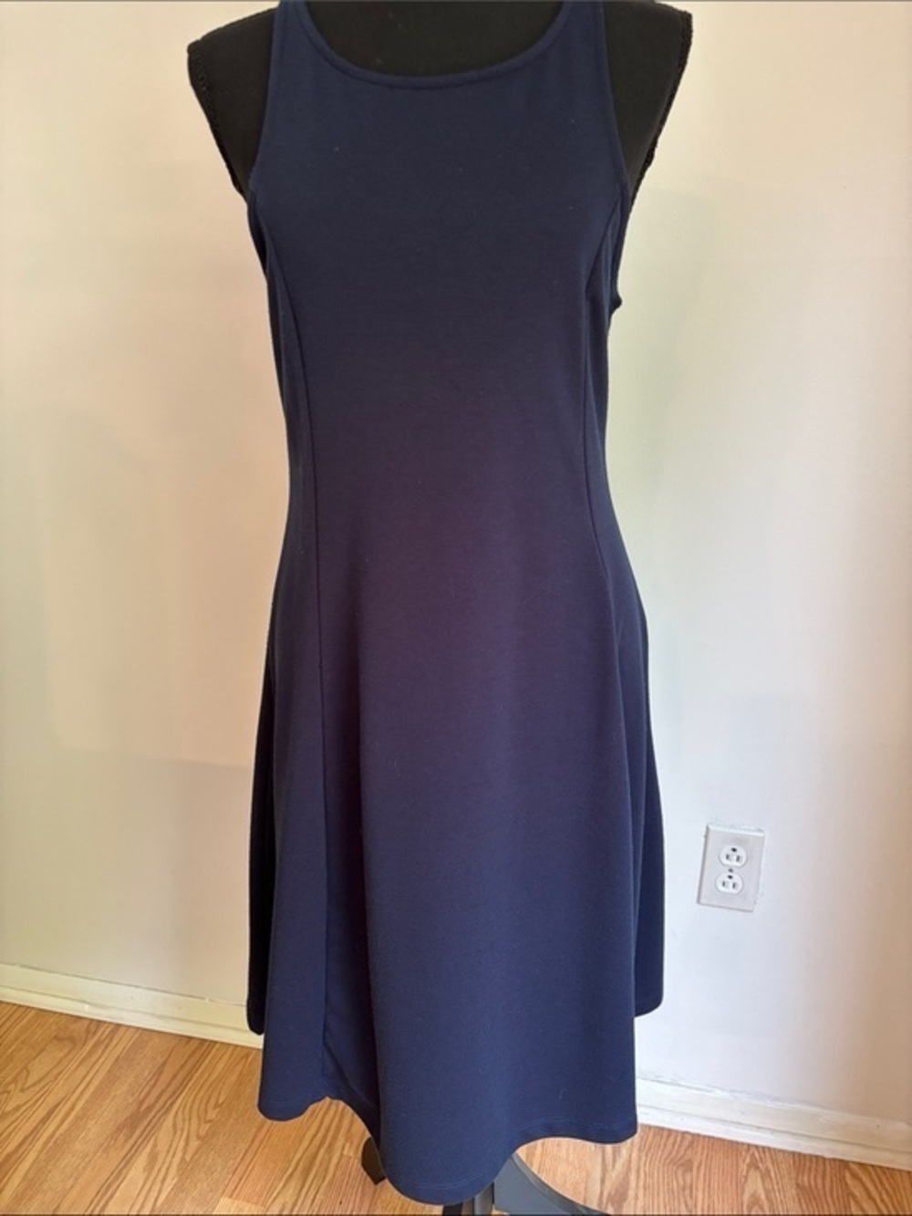 OLD NAVY a-line racerback tank dress shaping darts M